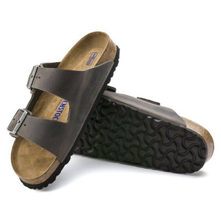 Birkenstock - Arizona Oiled Leather Soft Footbed Sandals - -unisex