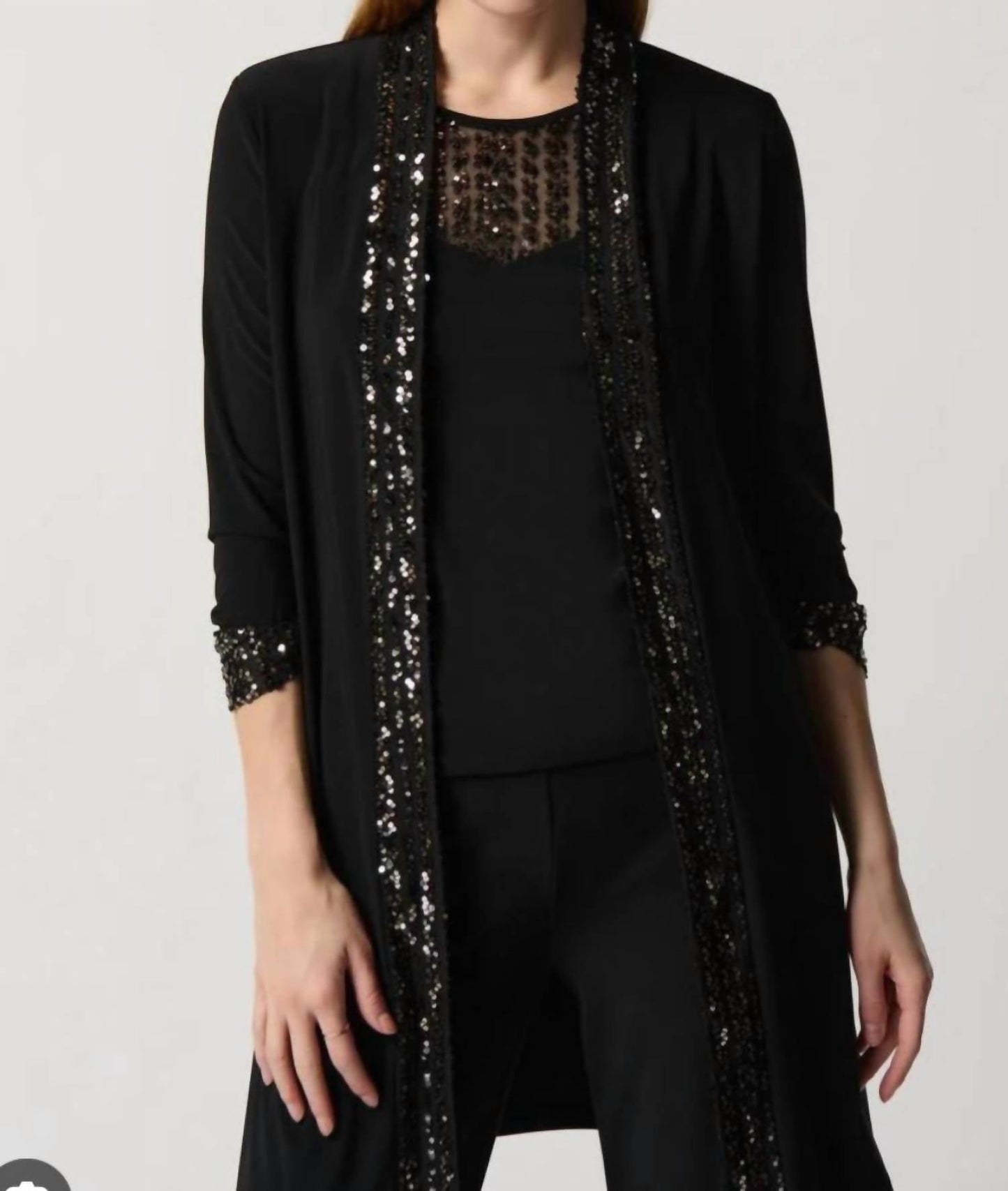 Joseph Ribkoff - Black gold two piece set