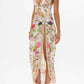 Camilla - Twist Front Long Skirt
