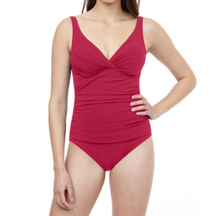 Profile By Gottex - Underwire V-Neck One Piece Swimsuit