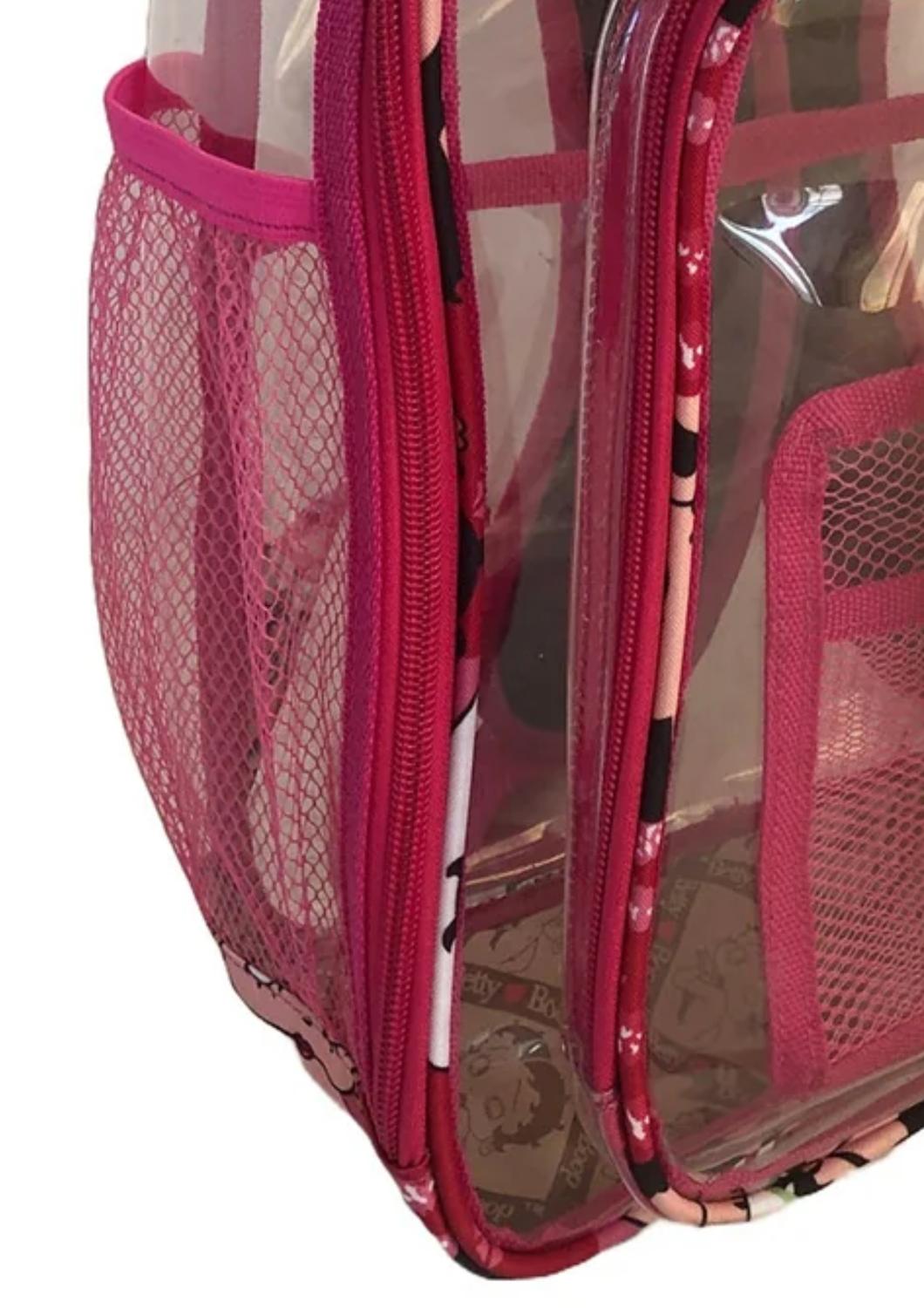 Betty Boop - Women's Clear Backpack