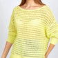 525 America - Cindy Open Stitch Sweater