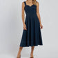 Jude Connally - Sabrina Denim Fit And Flare Midi Dress