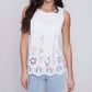 Charlie B - Eyelet Embroidery Tank Top