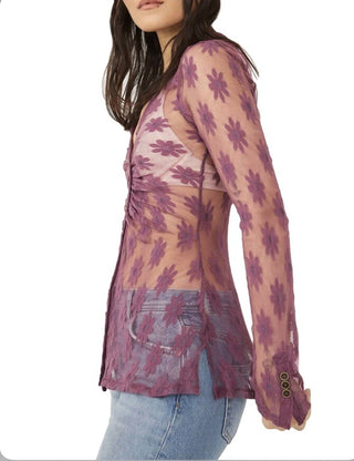 Free People - Flower Fields Long Sleeve Shirtee