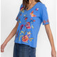 Johnny Was - Gracey Trapunto V-Neck T-Shirt