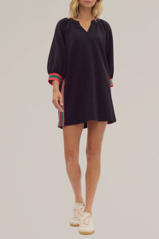 Entro - Side Striped Pullover Dress