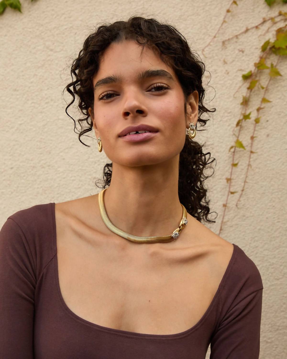 Clare V. - Snake Chain Collar