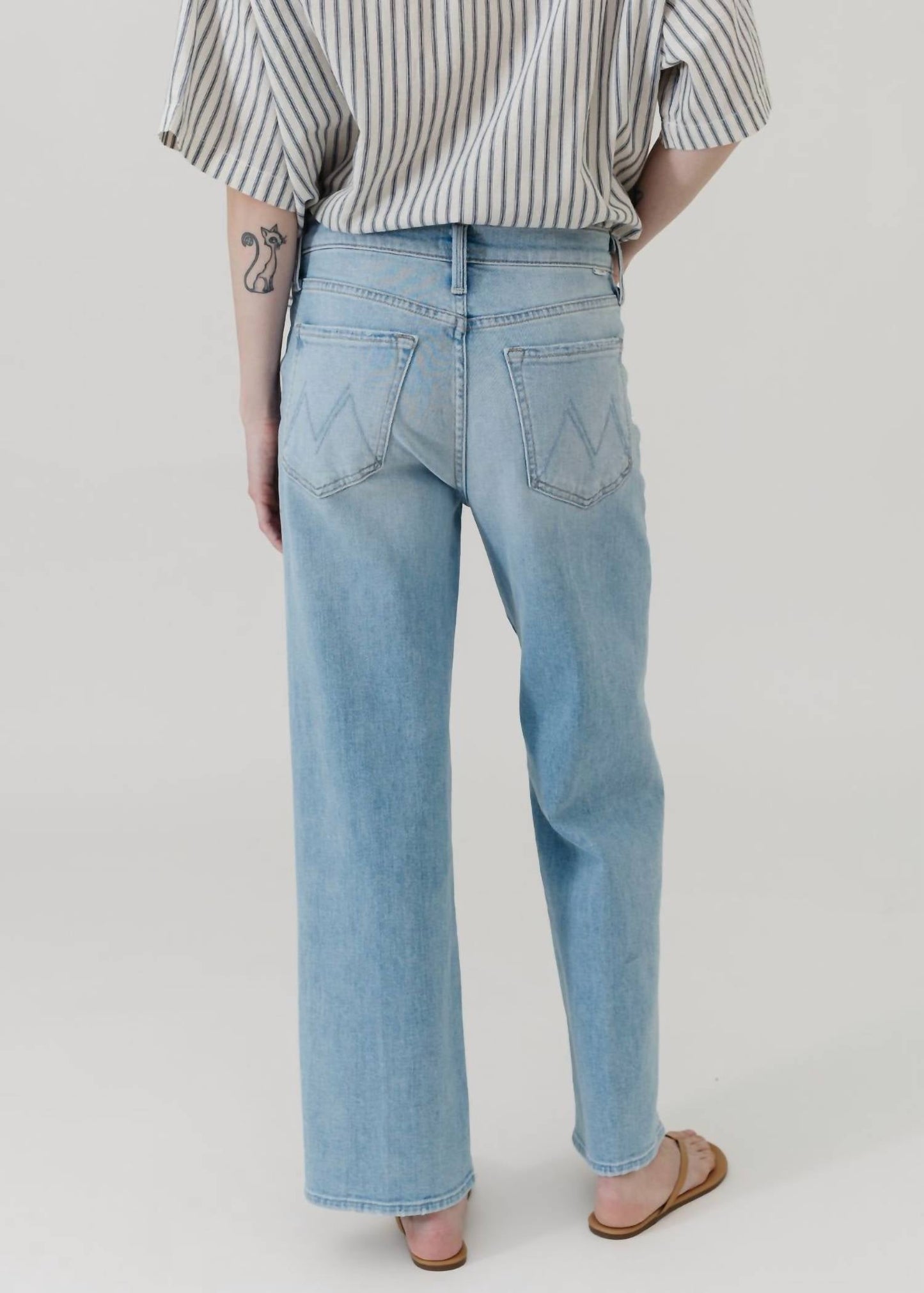 Mother - Rambler Zip Ankle Straight Leg Jeans