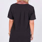 Entro - Colorblock Collared Button Up Mini Dress