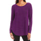 Karen Kane - Metallic Shirttail Top