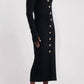Harbison - Long Sleeve Rib Midi Sweater Dress