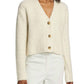 Atm - Boucle Cropped Cardigan