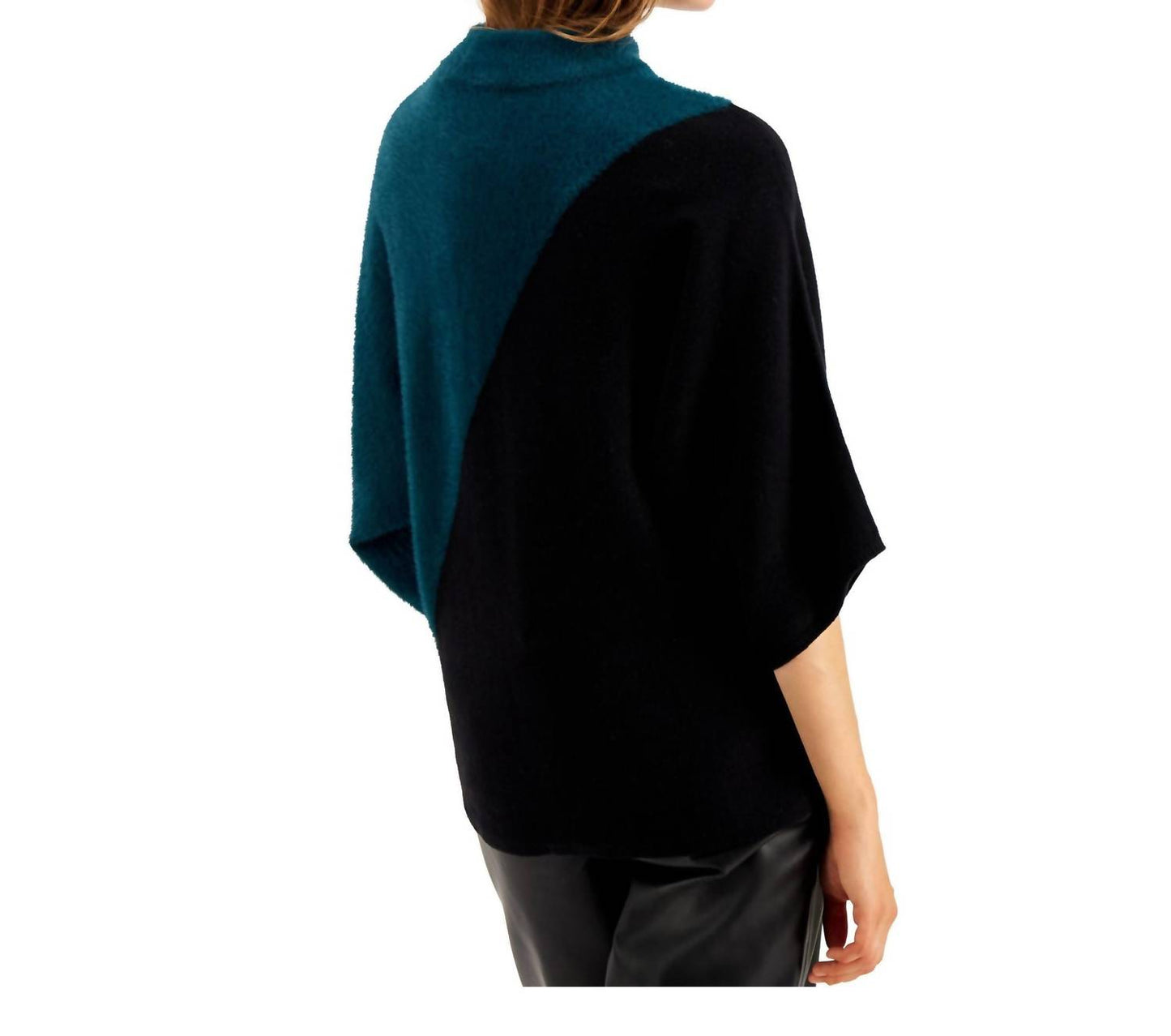 Alfani - Square Sleeve Elbow Length Blouse
