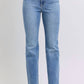Judy Blue - High Waist Bootcut With Fray Hem Jean