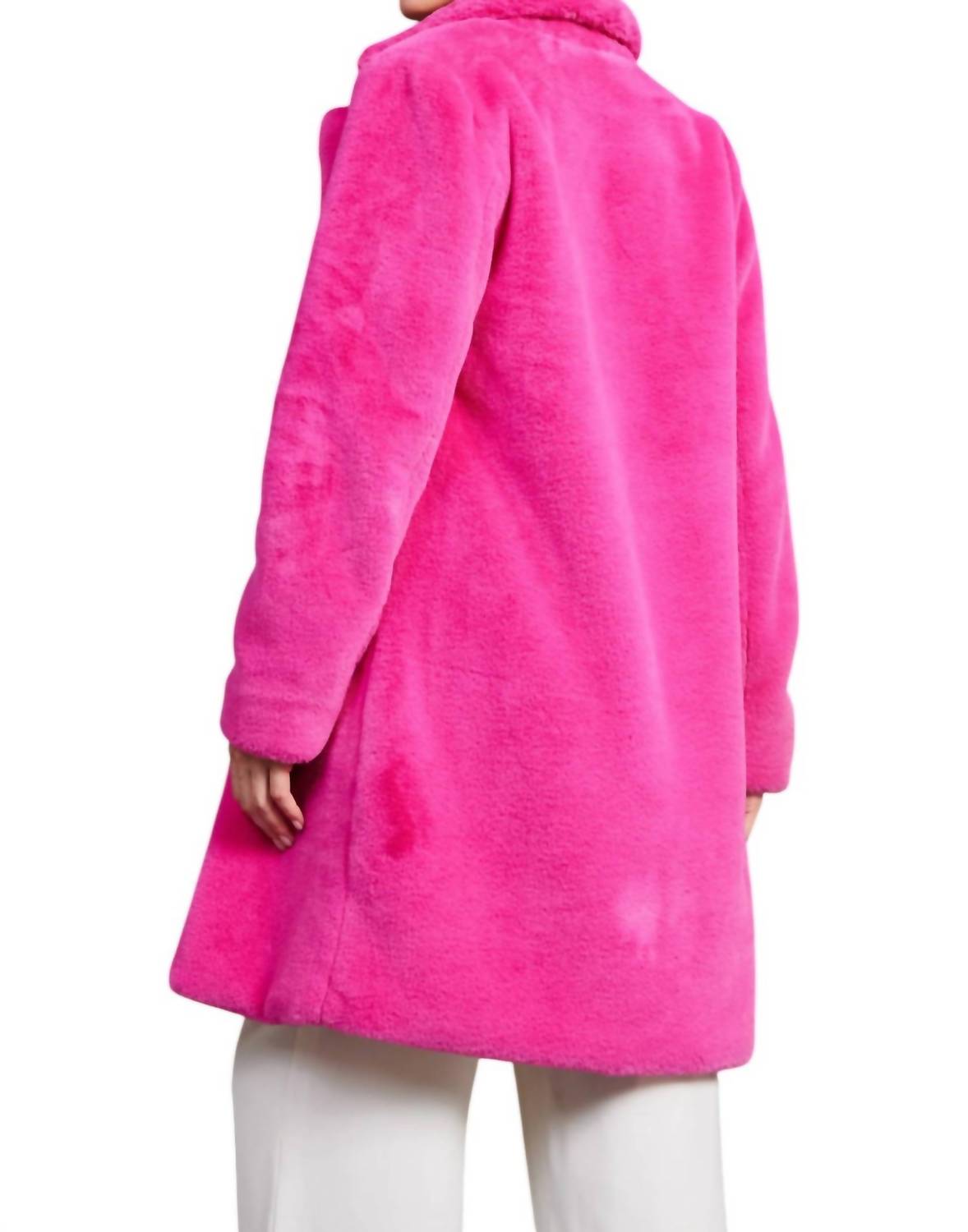 Skies Are Blue - Faux Fur Teddy Coat