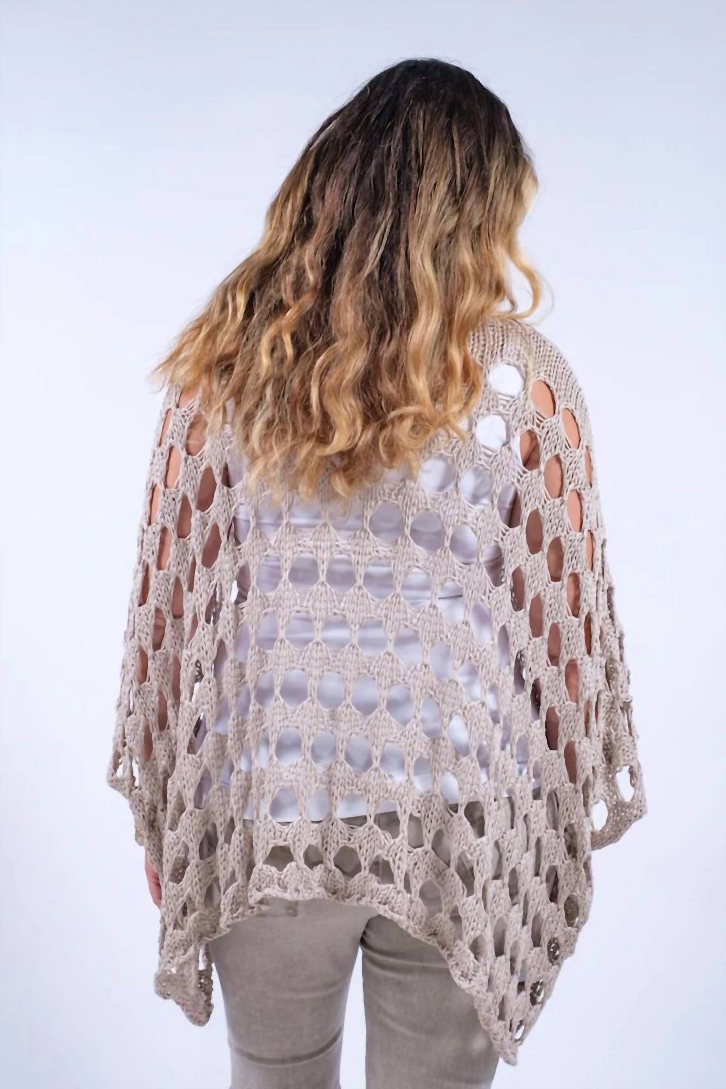 Tees By Tina - Oceana Open Knit Topper