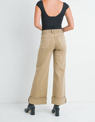 Jbd. - Cuffed Palazzo Wide Leg Jeans