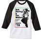 Bob Marley - Women's Europe 78 Juniors Quarter Sleeve Raglan Tee