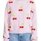 Cherry You Up Lavender Sweater - Medium