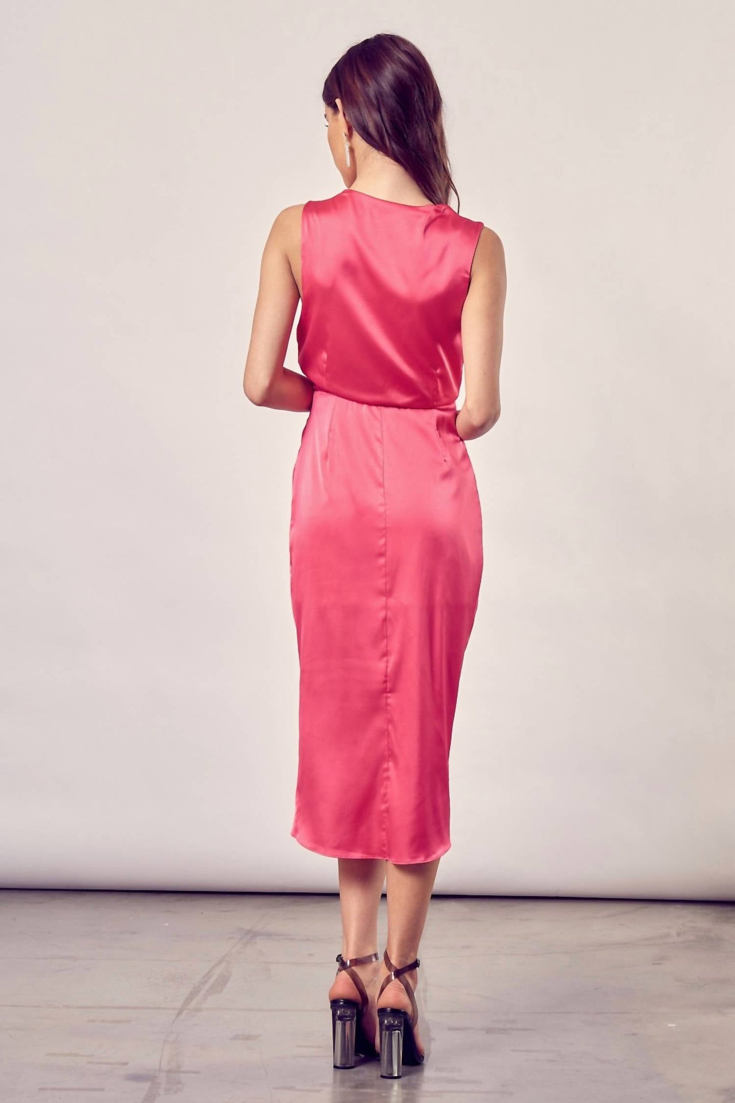 Do+Be - Front Slit Wrap Dress