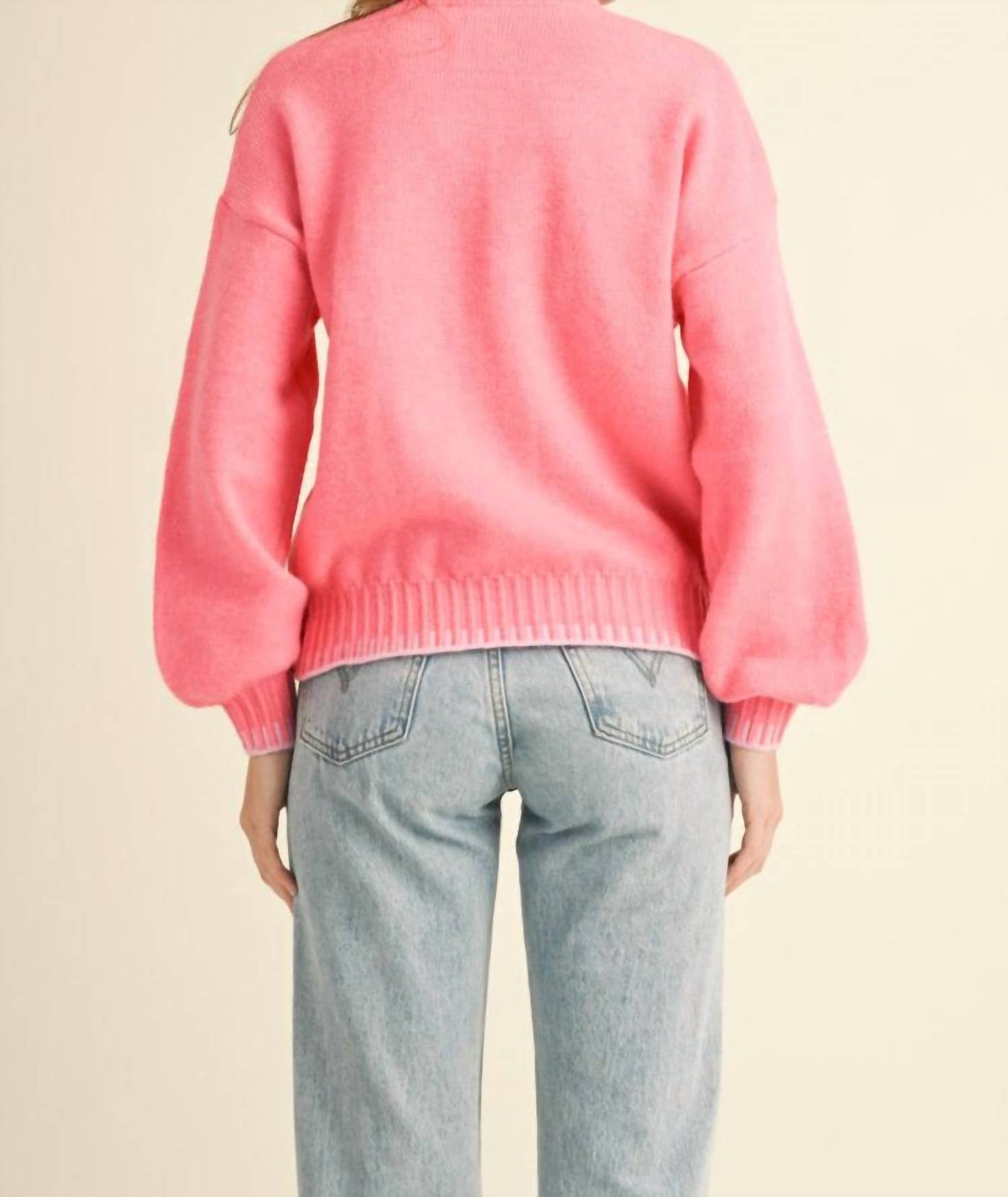 &Merci - Abigail Flower Detail Sweater