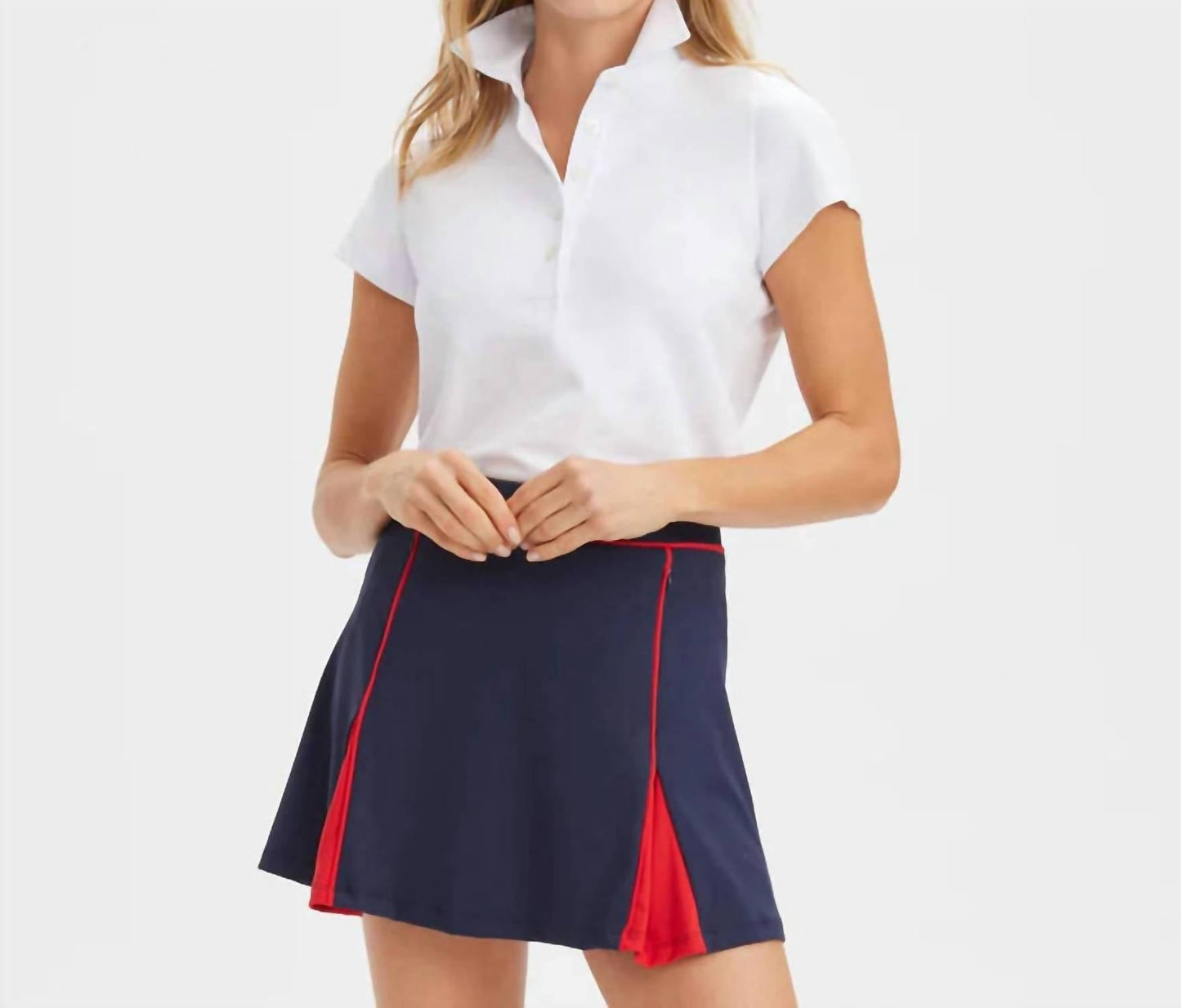 Renwick - Solid Short Sleeve Stretch Polo Top