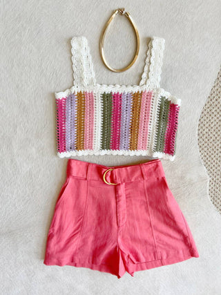 Minkpink - Lila Linen Shorts