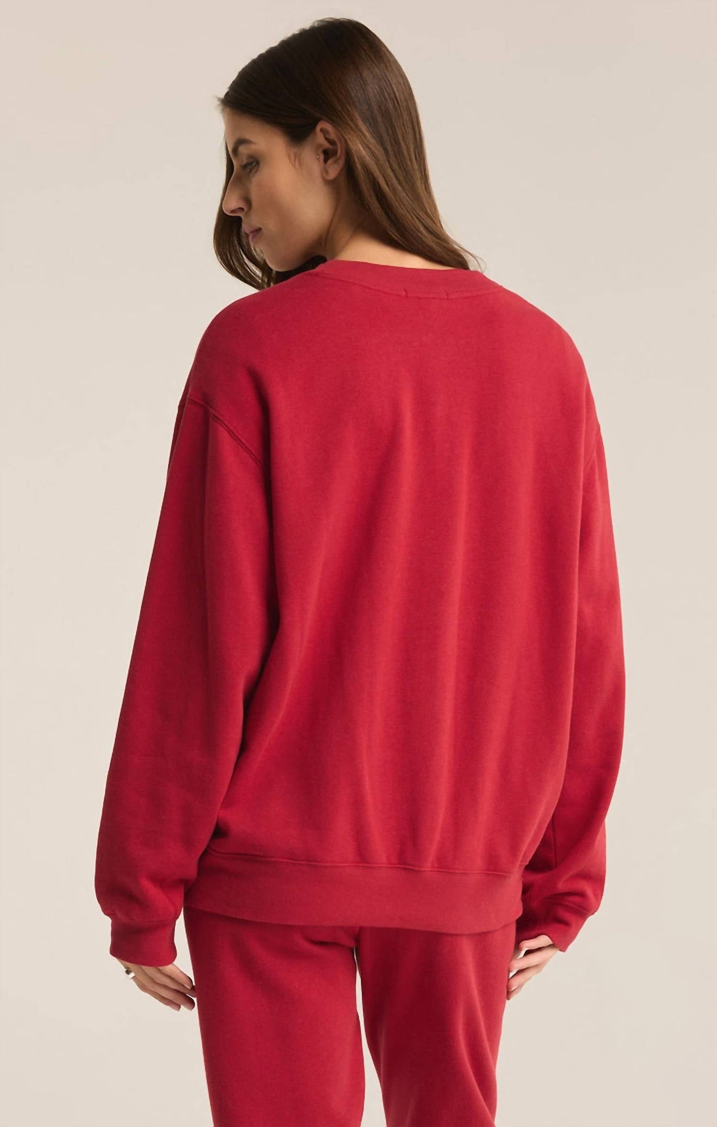 Z Supply - Boyfriend Crew Neck Long Sleeve Sweatshirt