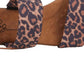 Ros Hommerson - Women's Cabana Leopard Fabric Luggage Atanado Leather