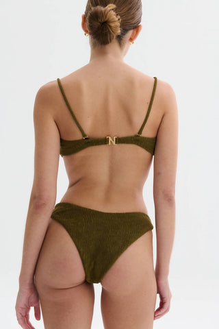 Nelblu - Ondas Crinkle Cheeky Bikini Bottom