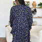 Double Take - Full Size Printed Ruffle Hem Long Sleeve Tiered Dress