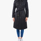 London Fog - Single Breasted Belted Raincoat With Hood