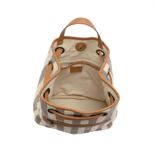 Joy Susan - Women's Awning Stripe Canvas Backpack