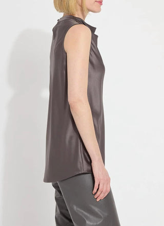 Lysse - Justine Draped Mock Neck Top