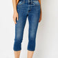 Judy Blue - Mid Rise Sid Slit Capri Jeans