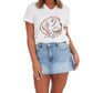 Flair Wear - Sequin Hound Dog V-Neck Tee