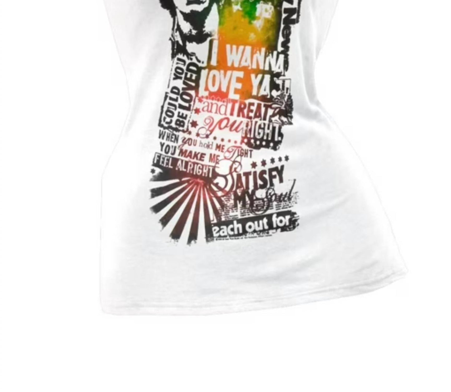 Bob Marley - Teen's I Wanna Love Ya Short Sleeve T-shirt