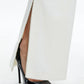 Alice + Olivia - Lara Mid Rise Side Stripe Slit Pant