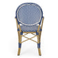 Outdoor PE Rattan and Aluminum 3 Piece French Bistro Set