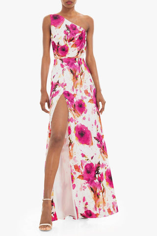 Black Halo - Marietta Floral Printed Gown