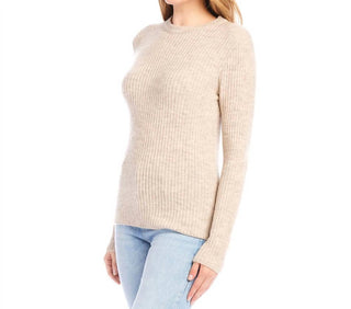 Karen Kane - Wide Ribbed Crewneck Sweater