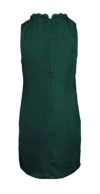 Naked Zebra - Neckline Accent Mini Shift Dress