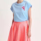 Essential Antwerp - Organic Cotton Lobster T-shirt With Embroidery