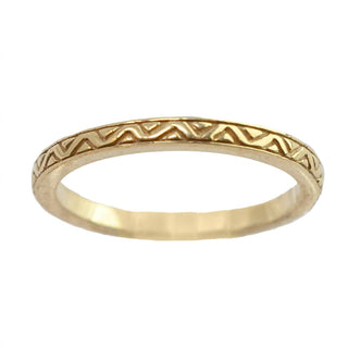 Hidalgo - Women's Etched Ring