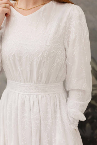 Tea N Rose - Embroidered Maxi Dress