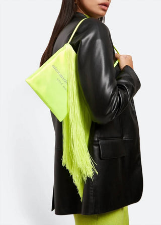 Alexander Wang - Women's Satin Crystal Fringe Shoulder Bag