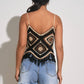 Elan - Island Crochet Tank with Fringe Bottom