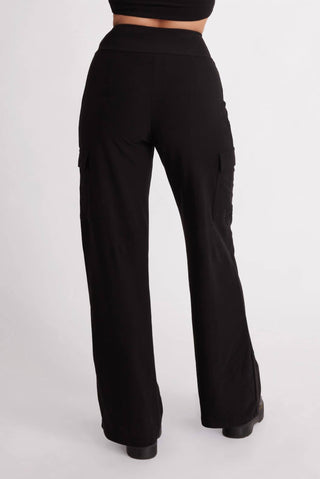 Wolven - Four-way Stretch Onyx Cargo Pant