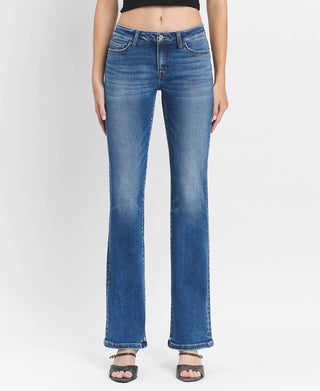 Vervet By Flying Monkey - Low Rise Boot Cut Jeans